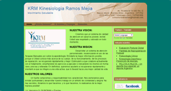 Desktop Screenshot of kinesiologiaramosmejia.com